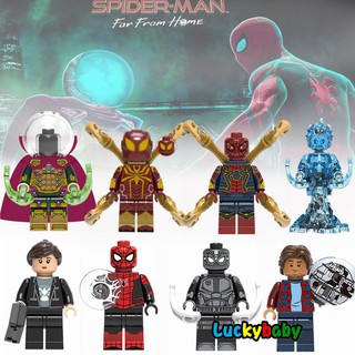 Spiderman Minifigures Compatible Lego Spider-Man Far From Home Marvel Bloques de construcción Juguetes
