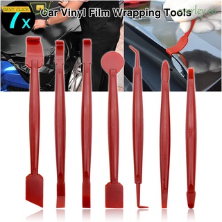 OVERLEY Utility Car Body Styling Kit Cutter Corner Car Stickers Installation Kit Film Sticker Wrapping Tool 7pcs Vinyl Wrap Auto Accessories Squeegee Scraper Edge-closing Tool Window Tint Film Tools Kit Car Wrapping Tools/Multicolor