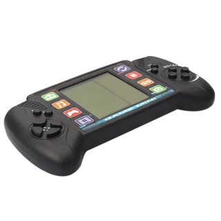 Consola de videojuegos portátil pocket en Mini reproductor de juegos portátil LCD con 23+26 juegos incorporados (negro)