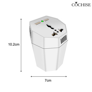 cochise Power Inverter Dual USB Port Mosquito Repellent ABS Car Cup Inverter Adapter for 12V Cars (5)
