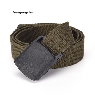 [freegangsha] cinturón de cintura casual liso para hombre/mujer/cinturón/correa de lona dgdz