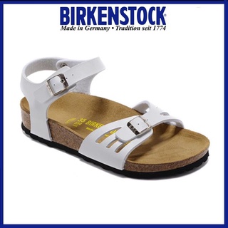 Birkenstock Hombres/Mujeres Clásico Corcho Chanclas Playa Casual Zapatos Bali Serie Blanco 34-41