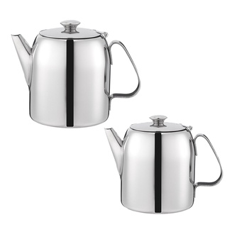 2000Ml Stainless Steel Teapot Coffee Pot Kettle with Filtering Holes Home Kitchen Bar Coffee Shop Accessories