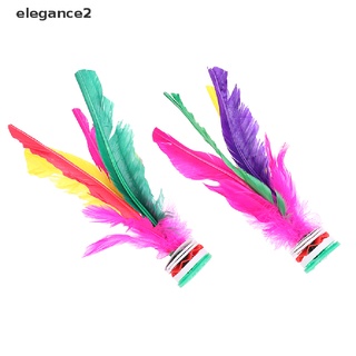 [elegance2] 2 piezas china jianzi fancy volante fitness entretenimiento para ejercicio físico [elegance2]