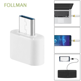 FOLLMAN Adaptador Portátil Universal Type-C Convertidor Mini OTG Tipo Para PC Tablet Android Conector/Multicolor