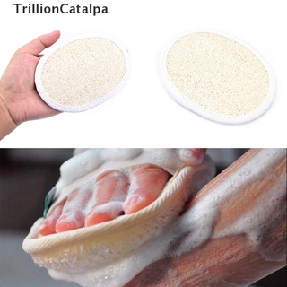 [Trillion] nueva esponja de baño de luffa para ducha de baño natural exfoliante exfoliante.