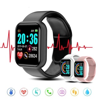Y68s nuevo reloj inteligente Macaron colorido a la moda fitness pulsera rastreador monitor de frecuencia cardiaca monitor de presión bluetooth smartwatch T