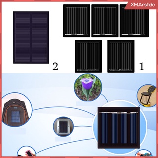 5pcs panel solar mini sistema solar diy para batería cargadores de teléfono celular portátil