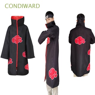 CONDIWARD New Naruto Cloak Halloween Party Robe Cape Cosplay Costumes Superior Quality Adult Kids Dress Up Anime Convention Akatsuki
