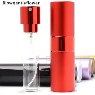 blowgentlyflower 1 pieza 15 ml transparente perfume de metal reutilizable vacío mini botella de spray maquillaje bgf