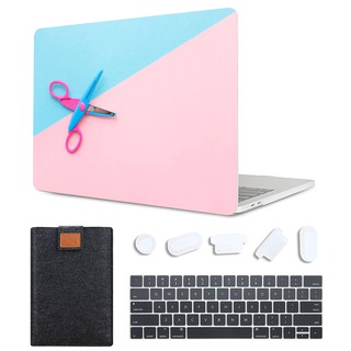 Mtt 4 en 1 paquete MacBook air 13 pulgadas caso 9 6, plástico portátil Shell cubierta de la funda del ordenador portátil bolsa con cubierta de teclado de silicona, lindo fresco creativo