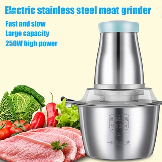 Molinillo de carne eléctrico de acero inoxidable cocina eléctrica picadora de alimentos procesador para carne verduras frutas