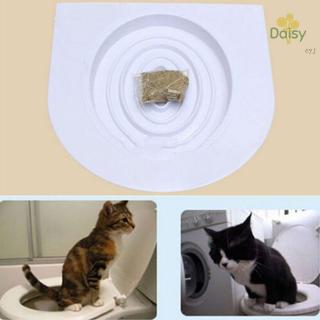 Kit de entrenamiento portátil para asiento de inodoro para gatos con Catnip