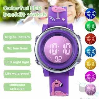 reloj deportivo digital deportivo impermeable para niños niñas deportes al aire libre led relojes eléctricos con alarma luminosa