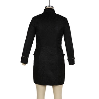 [gcei] abrigo de impresión de los hombres chaqueta chaqueta gótica frock abrigo uniforme traje praty outwear