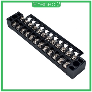 [Freneci2] 5 x doble fila 12 posiciones de tornillo de barrera de terminales de bloques de terminales (5)
