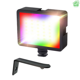 [gree]Mini luz de relleno de bolsillo RGB cámara en vivo SLR Selfie Vlog luz colorida fotografía fotoinundada luz de relleno