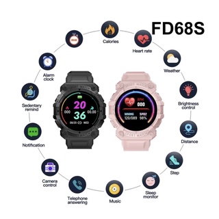 2022 New FD68S Smart Watch Sports Heart Rate Blood Pressure Monitor Fitness Smart Bracelet PK Y68