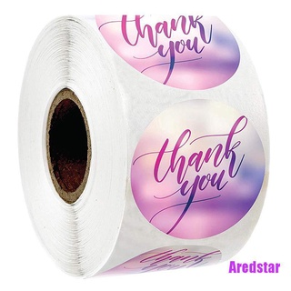 500 piezas/rollo adhesivo Thank You "/Etiquetas De sellado adhesivo Para regalo