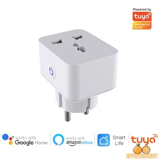 tuya Wifi Mini Smart Plug Outlet Socket 15A Sincronización Para Alexa Google Home Universal @ Effervescente