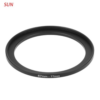 sun 67mm a 77mm metal step up anillos adaptador de lente filtro cámara herramienta accesorios nuevo