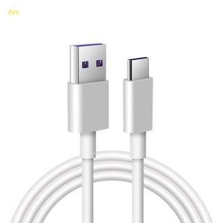 Duv 5A USB tipo C Cable de carga rápida transferencia de datos Cable de línea para Huawei Samsung Xiaomi Sony HTC Smartphones