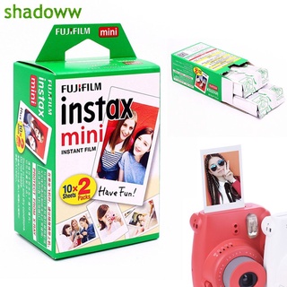 shadoww Fujifilm Instax Mini 10/20 Hojas De Papel Fotográfico Para Cámara Instantánea