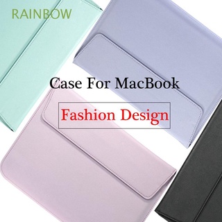 rainbow new sleeve caso colorido portátil titular cubierta universal diseño de moda cuero ordenador portátil ultra delgado bolsa protectora/multicolor