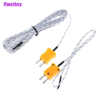 [ffwerbey] cable de sonda termopar con sensor de tipo k 1 pza 0.5/4 m