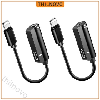 thilnovo apple adaptador de auriculares es adecuado para iphone12plus cable adaptador 6s7/8 carga xs dos en uno 11 conversión x