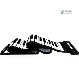 [en Stock] USB 88 teclas MIDI Roll up teclado electrónico Piano silicona Flexible profesional (1)