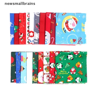 Newsmallbras 20 piezas tela De algodón Para Costura De navidad De 25x25cm Para retazos Diy hecho a mano Nsb