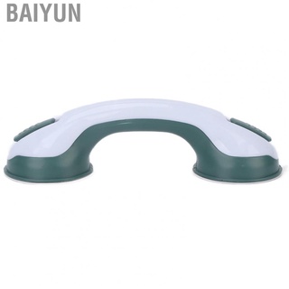 baiyun bañera barandilla tipo succión antideslizante barra de mano de seguridad ancianos accesorio de baño verde blanco