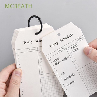 MCBEATH Multifunctional Planner Memo 52 Sheets/set Loose Leaf Daily Schedule List Office Memo Pad Planners Stationery Supplies School Supplies Note Pads To Do List