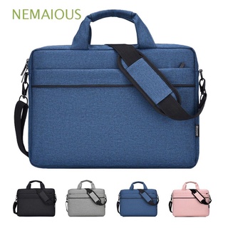 NEMAIOUS 13 14 15 inch Large Capacity Shoulder Bag Protective Pouch Notebook Handbag Laptop Sleeve Universal Carrying Case Shockproof Travel Bag Briefcase/Multicolor