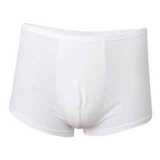 hombres blanco absorbente lavable incontinencia calzoncillos suave ropa interior (3)