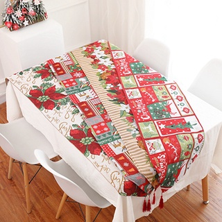 Algodón de navidad a cuadros mantel elegante decoración de mantel para interior al aire libre decorativo comedor