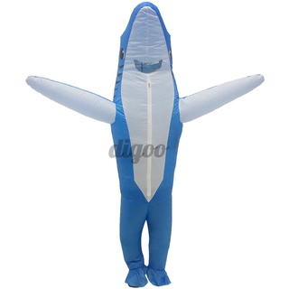 disfraz inflable de lujo tiburón vestido adulto halloween blow up traje cosplay fiesta venta caliente (6)