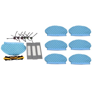 juego de 6 almohadillas de tela para fregona con para ecovacs deebot ozmo 920 950 filtro lateral cepillo kit de aspiradora accesorios