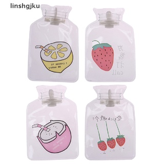 [linshgjku] Portable Transparent Hot Water Bottle Winter Water Bag Note Water Hand Warmer [HOT]