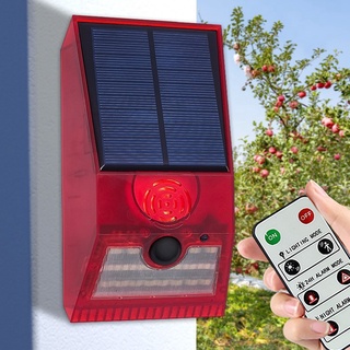 alarma solar con detector de movimiento con control remoto rojo (5)