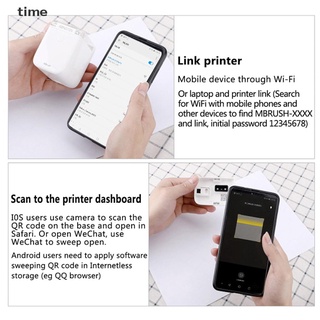 time Mini Handheld Food Printer Edible Ink Portable Inkjet Pen Print Custom DIY .
