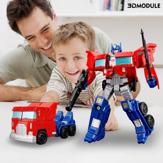 3DModule coche juguete creativo seguro Robot forma Deformable coche juguete para colección