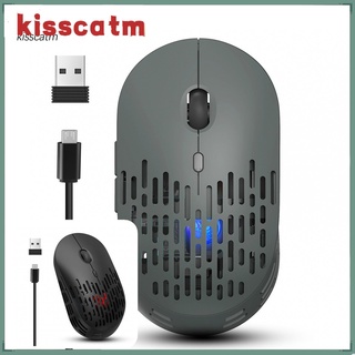 Mouse inalámbrico Gamer 6 botones 1600dpi 2.4g Luminoso agujero recargable
