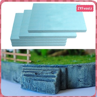15 PCS 2cm High Density Foam Sheet 30*20*2cm DIY Crafts Model Building Architecture Sand Table Scene Diorama Base (3)
