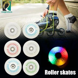 4 ruedas de patinaje en línea flash 90a led iluminación patinaje ruedas 80 76 72 68 (1)