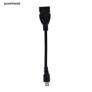 Pumiwei OTG Adaptador USB 2.0 A Hembra Micro B Macho Cable Convertidor Para Samsung HTC LG CO