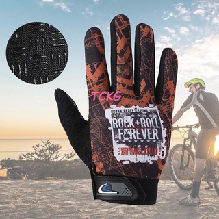 TG 1 par de guantes de ciclismo de dedo completo a prueba de golpes bicicleta pantalla táctil Unisex senderismo deshacerse guantes @my