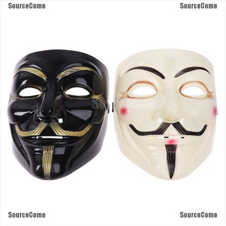 [fuente] V For Vendetta Anonymous mascarilla Guy Fawkes Halloween mascaras