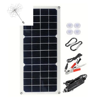 12v 30w panel solar coche van barco caravana camper trickle cargador de batería portátil